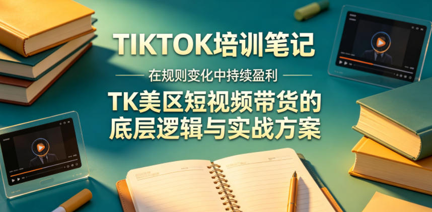 视界跨境TIKTOK4月17培训笔记，在规则变化中持续盈利，TK美区短视频带货的底层逻辑与实战方案【文档】-丁七哥资源站