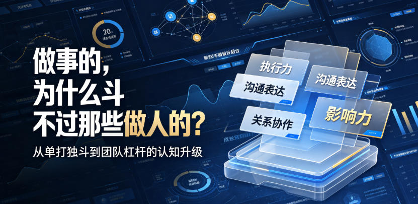 付费文章：做事的，为什么斗不过那些做人的？-丁七哥资源站