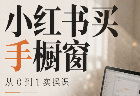 大糖老师·小红书买手橱窗从0到1实操课-丁七哥资源站