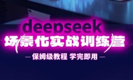 DeepSeek场景化实战训练营，保姆级教程，学完即用，手把手教你用DeepSeek提升效率-丁七哥资源站